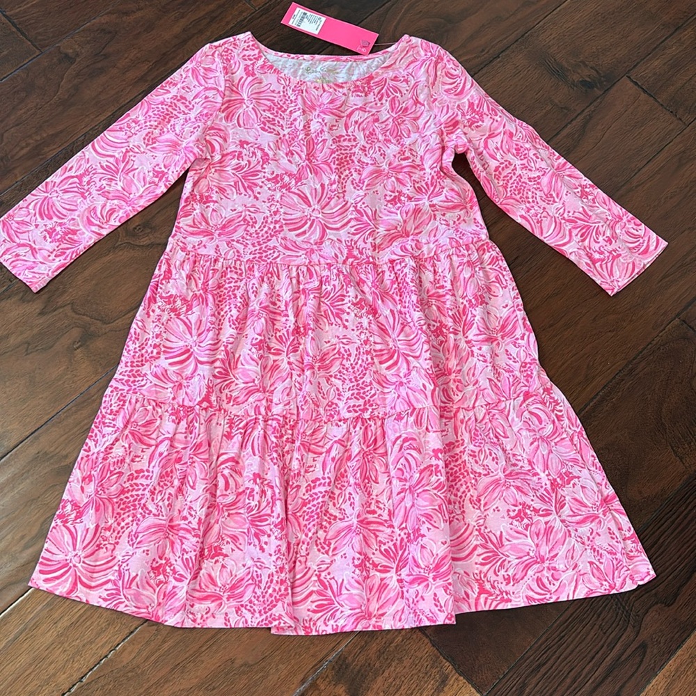 Host Pick 🎉Lilly Pulitzer Mini Geanna Dress Pink Blossom Foxy Llama
